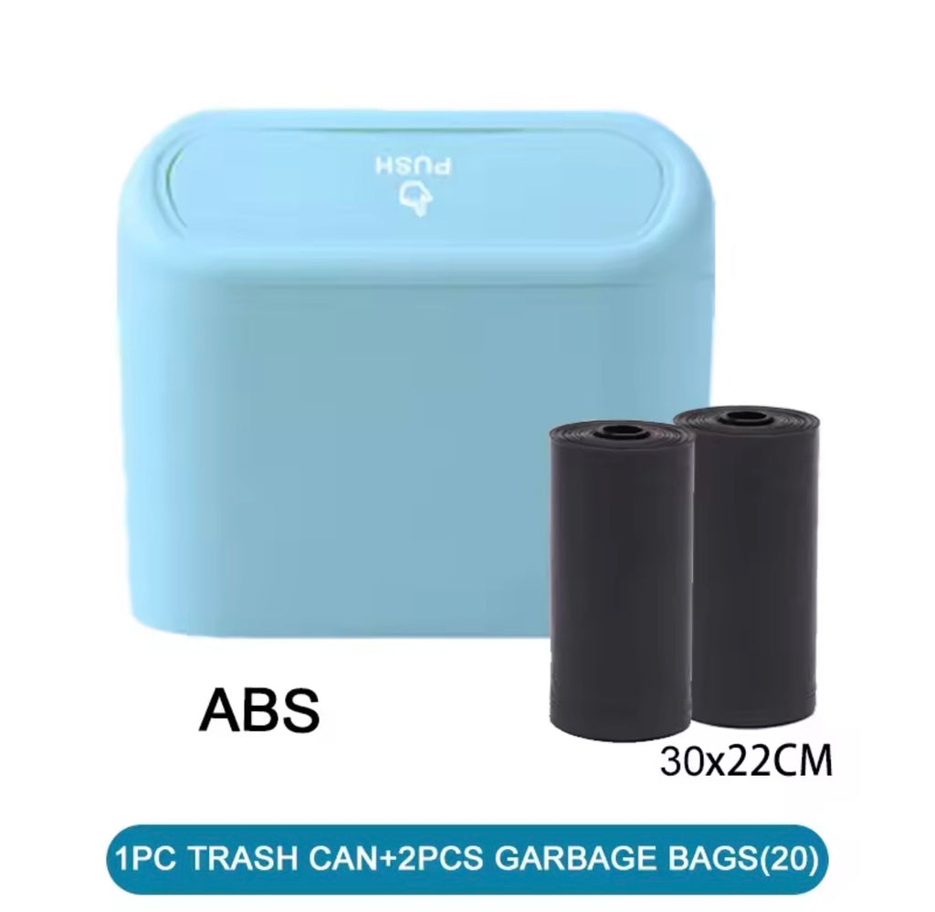 🚗 CleanRide™ Mini Car Trash Can With Lid