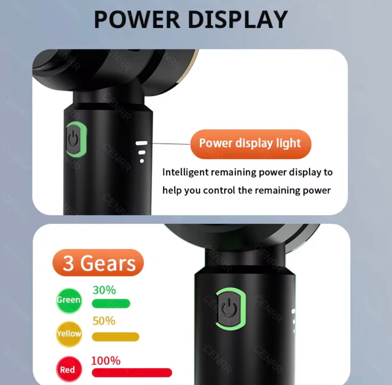 CENRR ProMax™ 998000PA Wireless Car Vacuum – Ultra-Power Portable Cleaner - Luxury Deep-Clean Power in the Palm of Your Hand