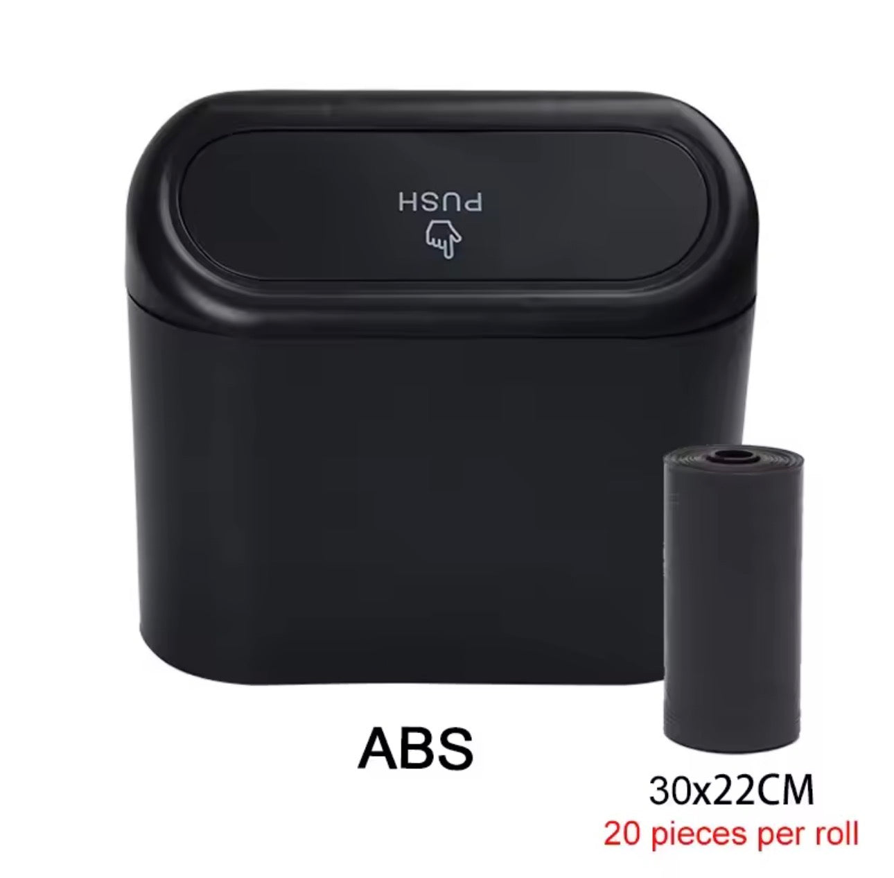 🚗 CleanRide™ Mini Car Trash Can With Lid