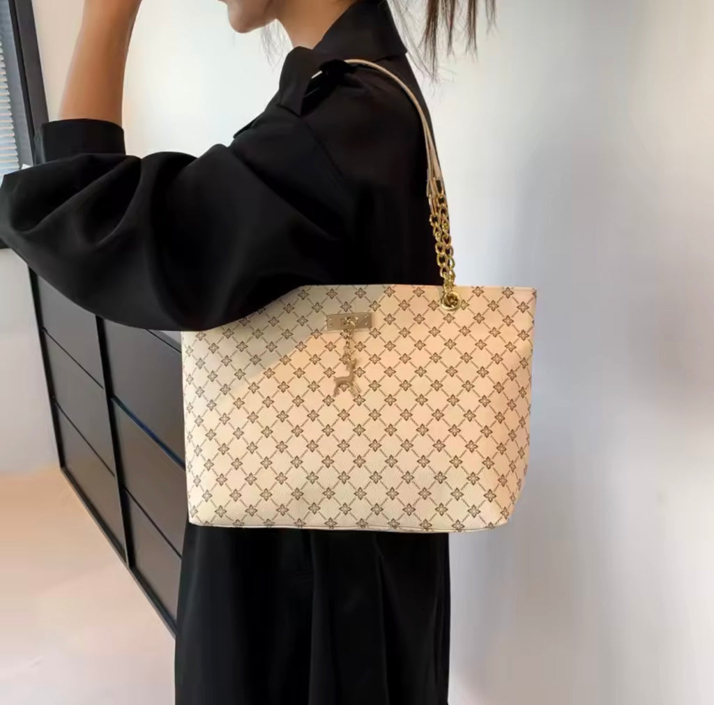 LuxeCarry™ Soft Leather Large Capacity Tote Bag