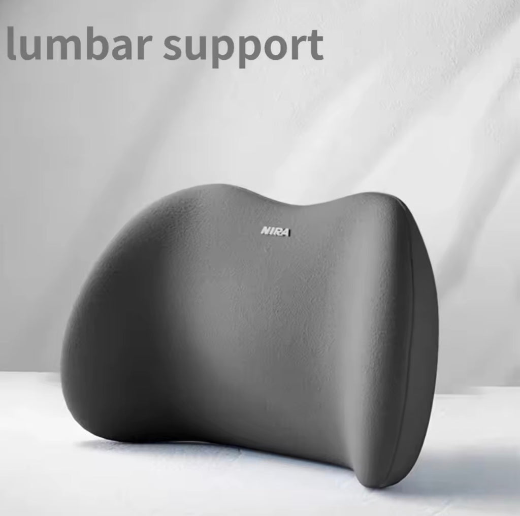 ErgoCloud™ Memory Foam Car Neck & Lumbar Support Set