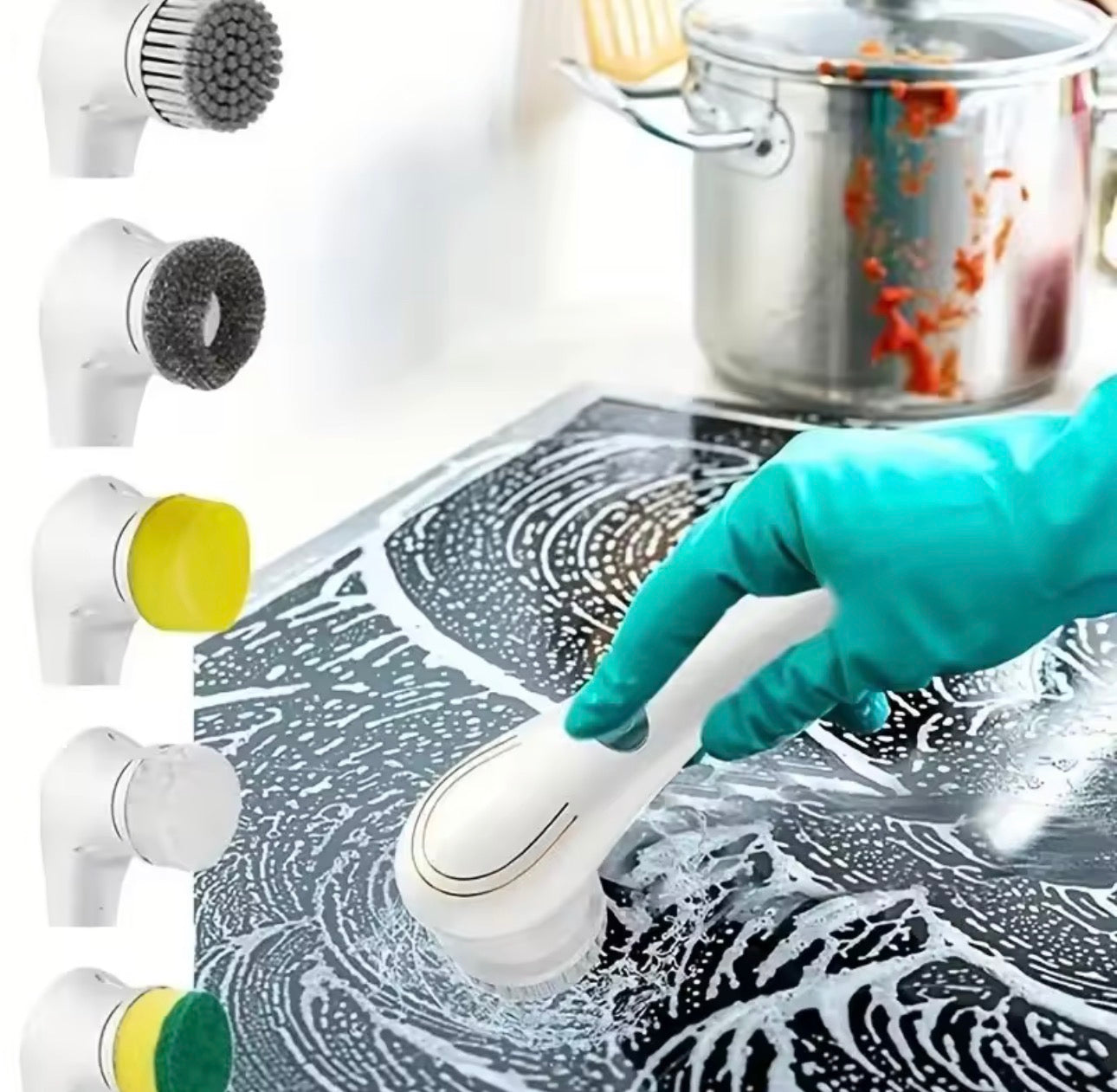 5-in-1 Power Scrubber™ Electric Cleaning Brush