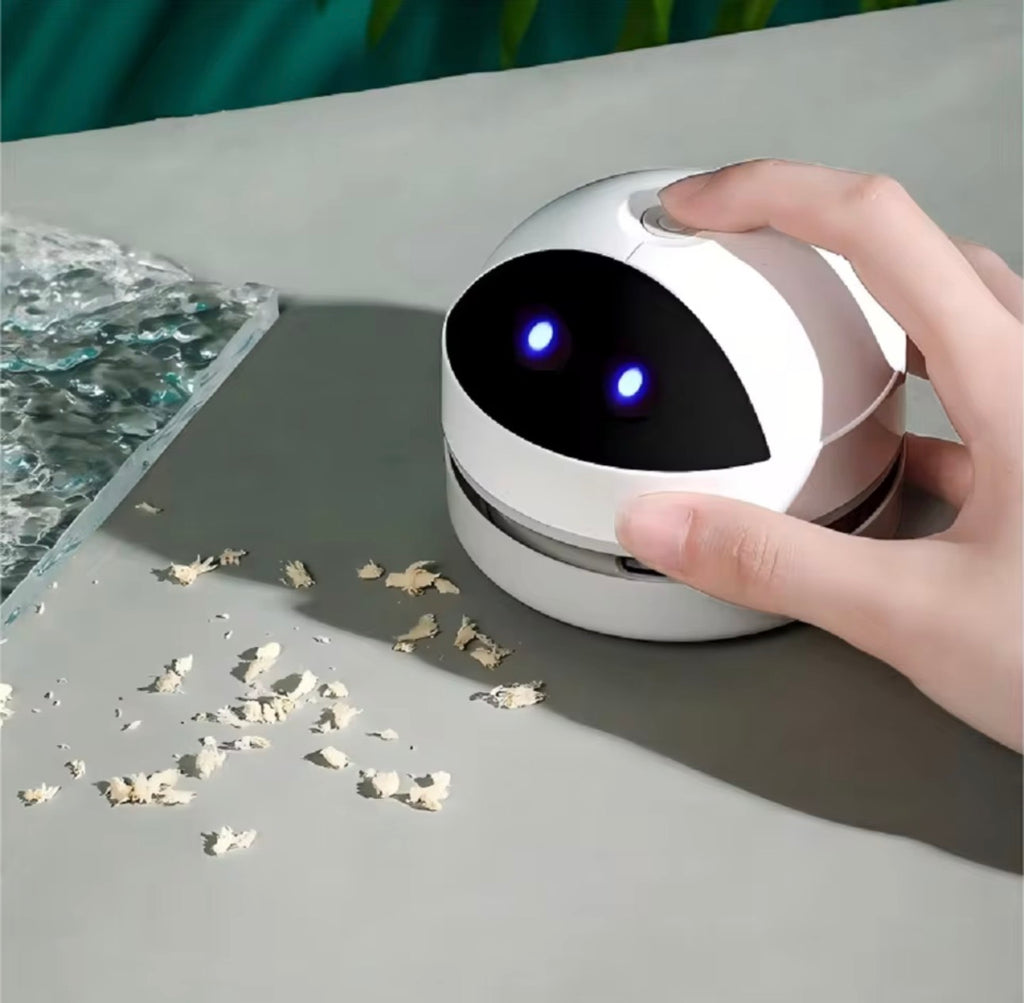 🧹 Mini Desk Dust Vacuum — USB Rechargeable Table Cleaner