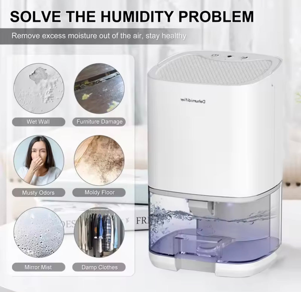 PureDry™ Portable Quiet Air Dehumidifier