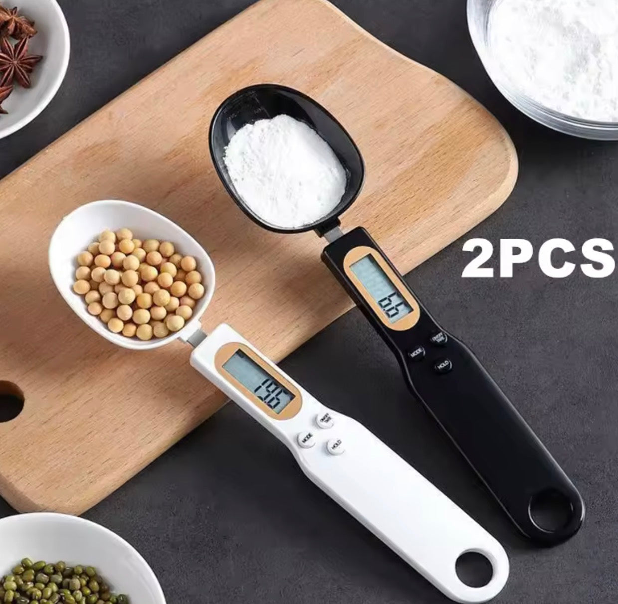 Mini Spoon Scale Digital Kitchen Scale – Precision LCD Food & Coffee Measure (0.1–500g)