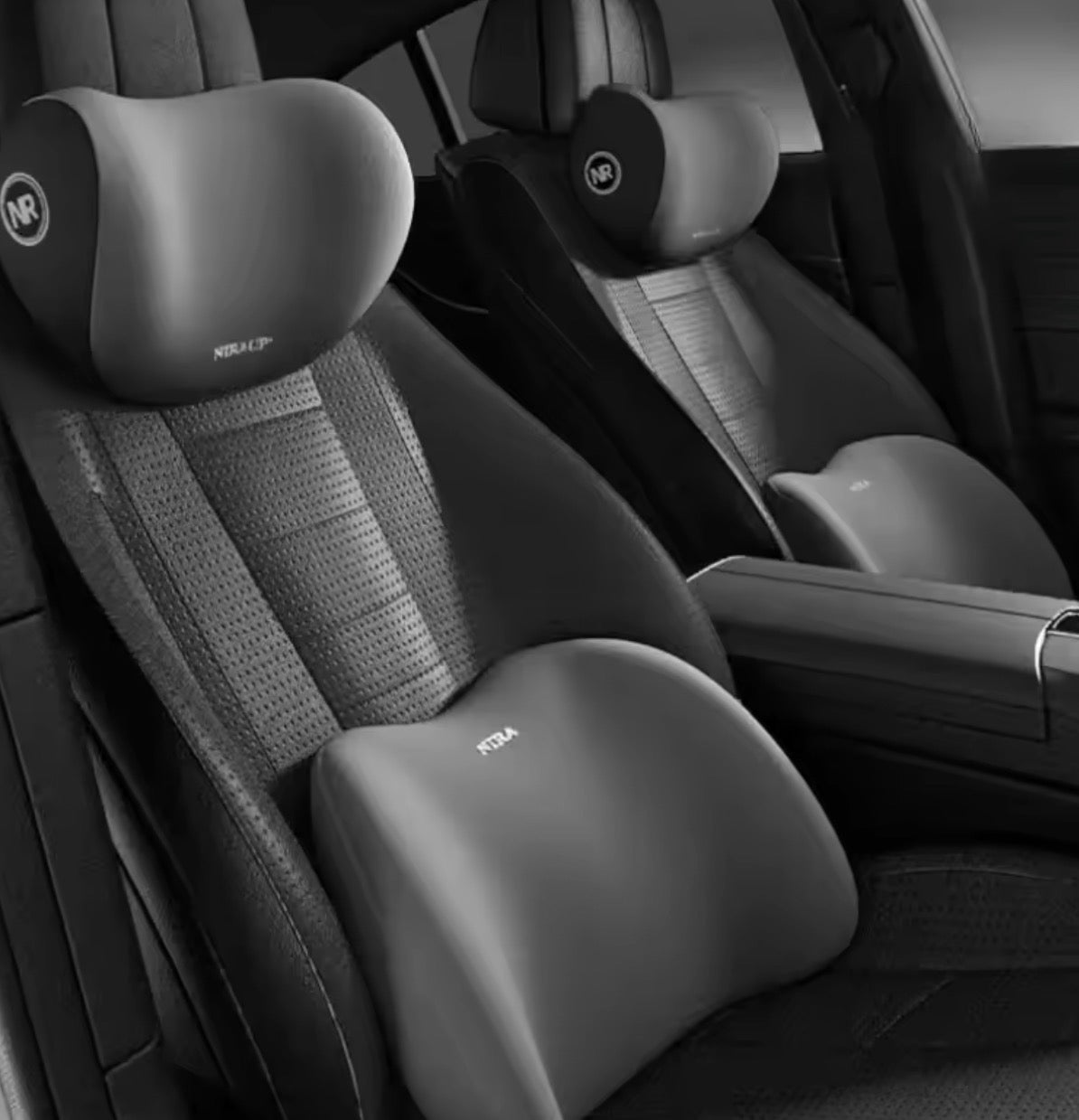 ErgoCloud™ Memory Foam Car Neck & Lumbar Support Set