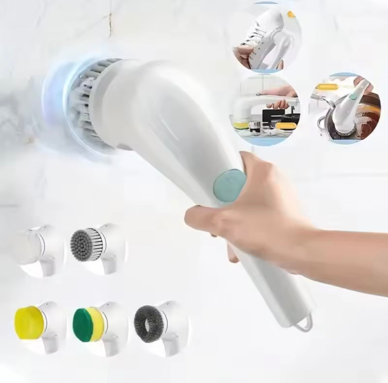 5-in-1 Power Scrubber™ Electric Cleaning Brush
