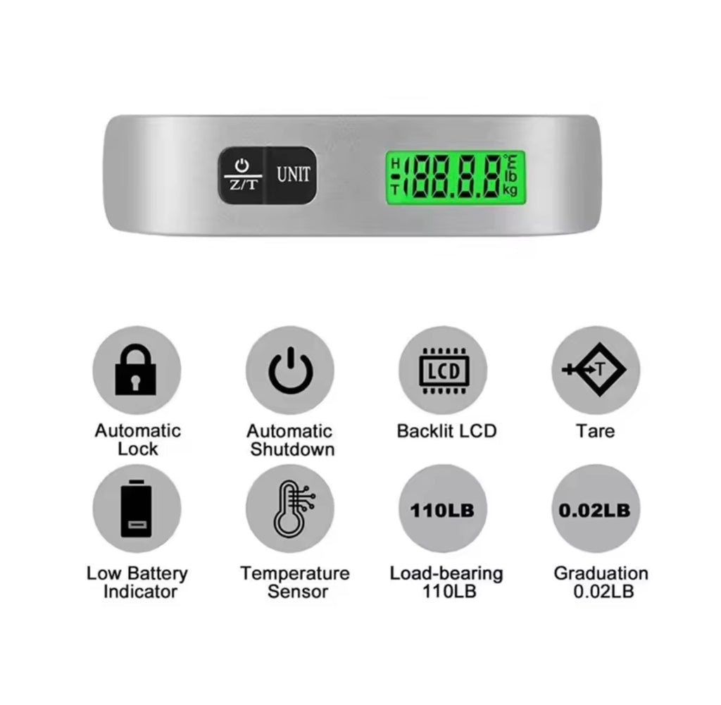 TravelWeigh™ Digital Luggage Scale