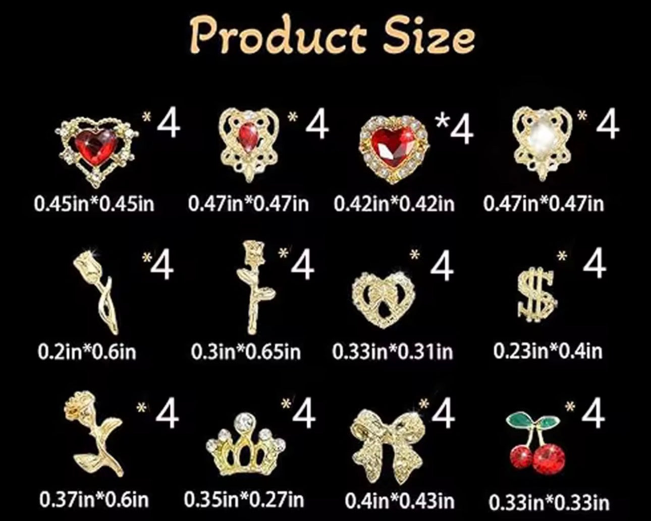 GlamCharm™ 48-Piece Y2K Nail Charm Kit