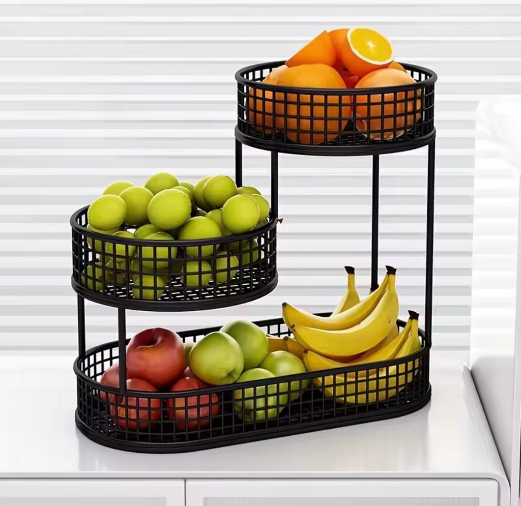 EleganceTier™ Multi-Layer Fruit Display Basket