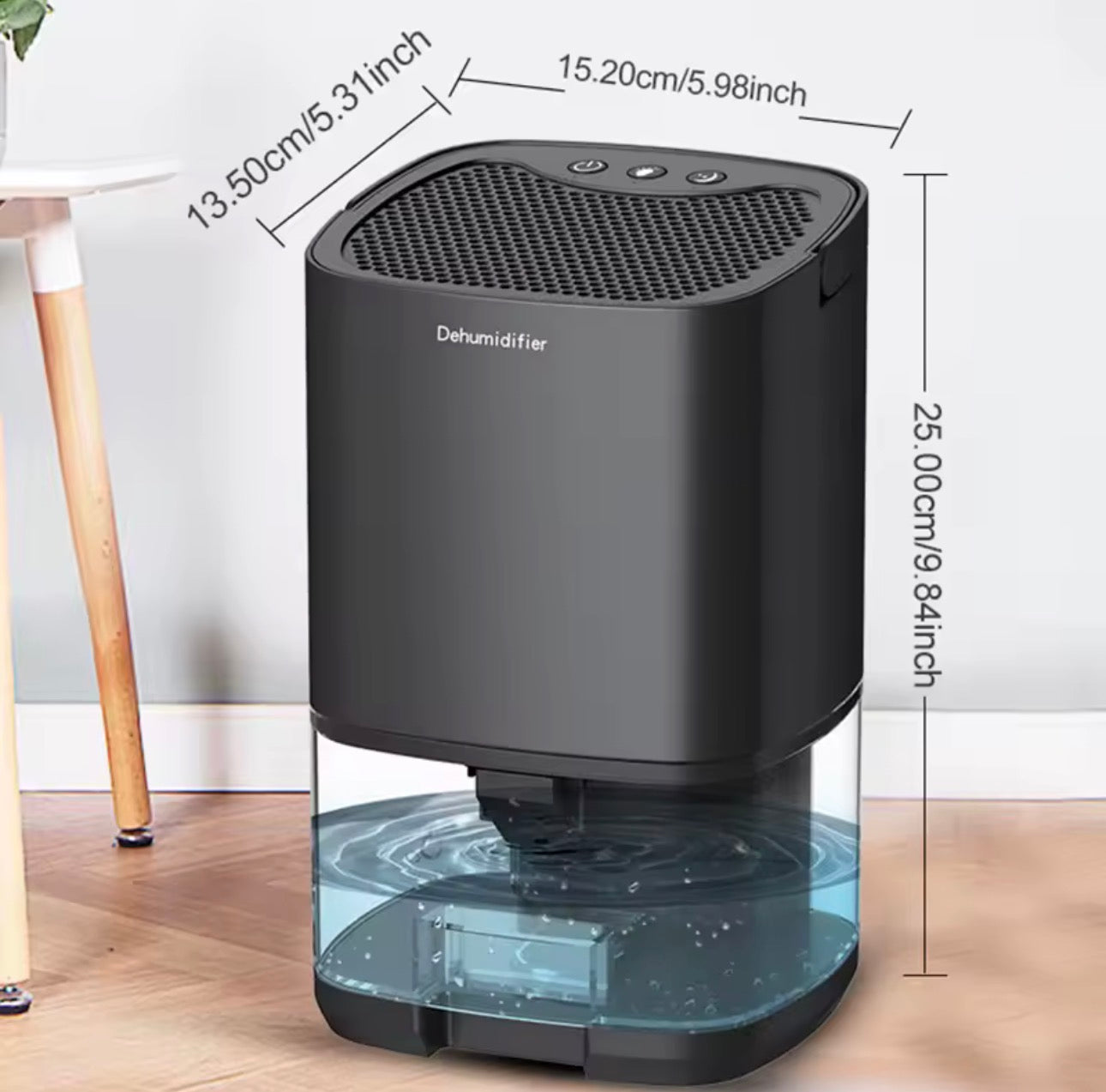 PureDry™ Portable Quiet Air Dehumidifier