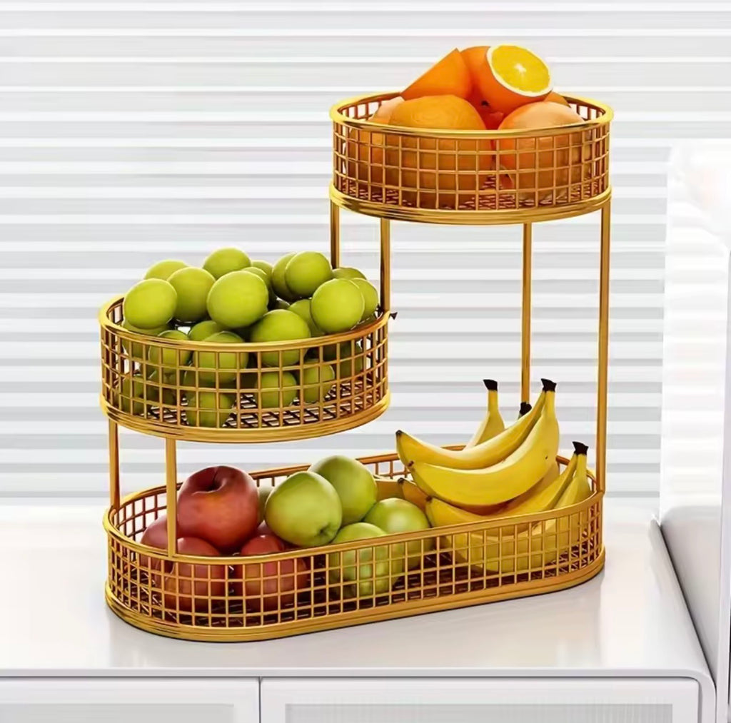 EleganceTier™ Multi-Layer Fruit Display Basket