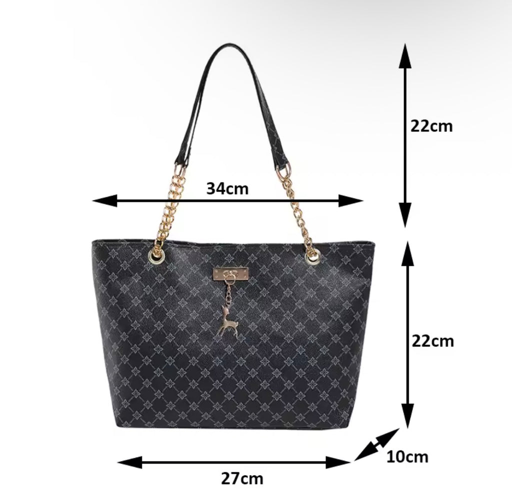 LuxeCarry™ Soft Leather Large Capacity Tote Bag