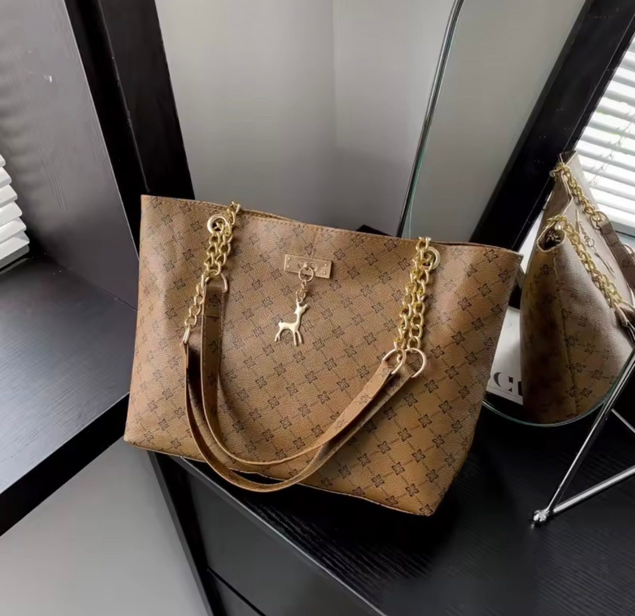 LuxeCarry™ Soft Leather Large Capacity Tote Bag