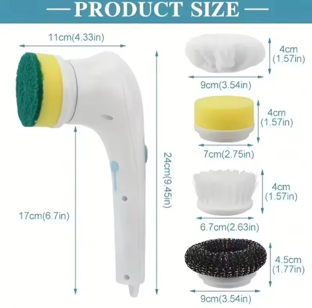 5-in-1 Power Scrubber™ Electric Cleaning Brush