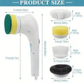 5-in-1 Power Scrubber™ Electric Cleaning Brush