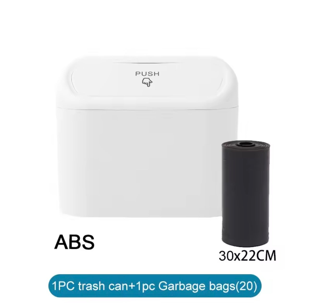 🚗 CleanRide™ Mini Car Trash Can With Lid
