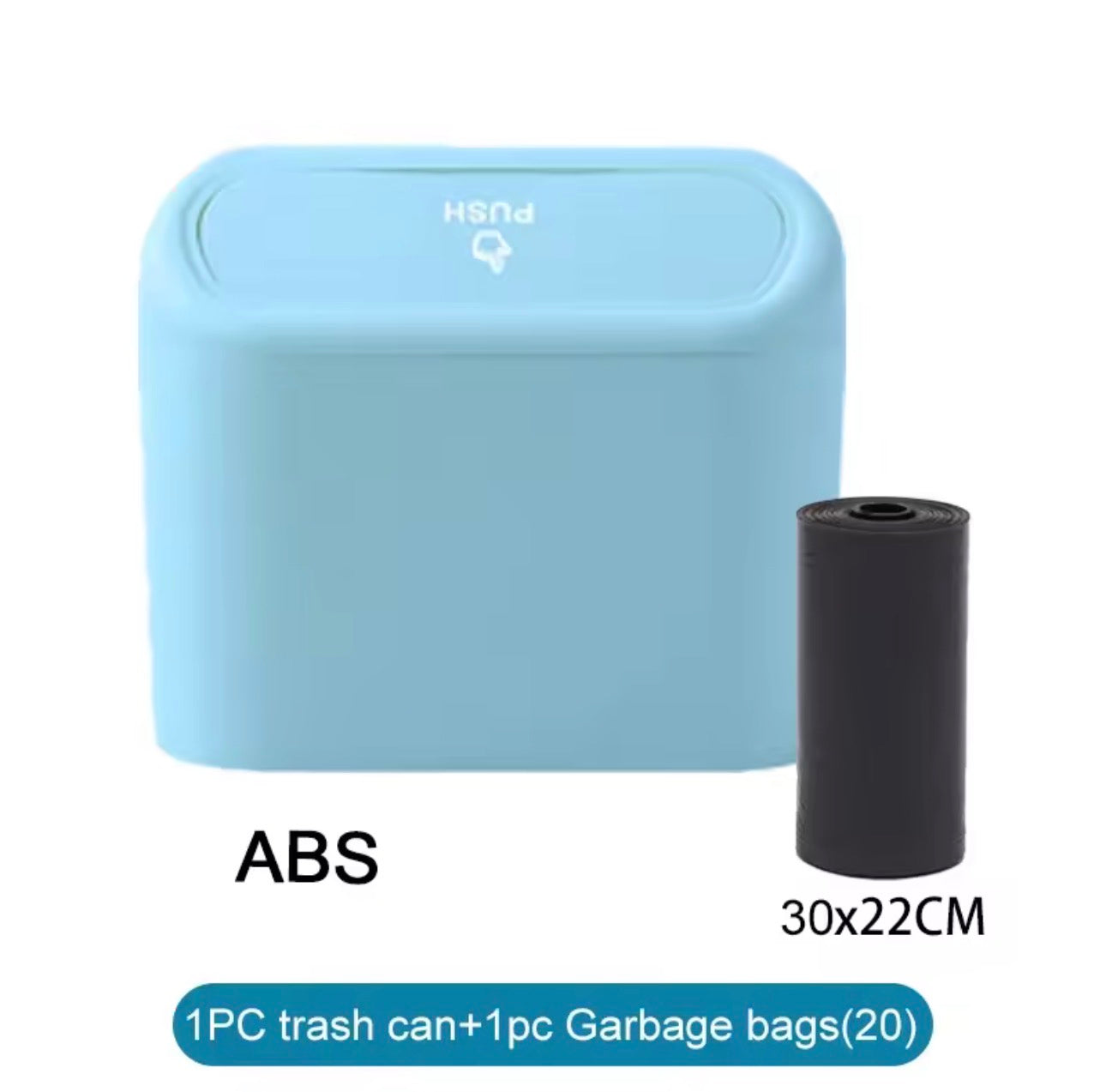 🚗 CleanRide™ Mini Car Trash Can With Lid