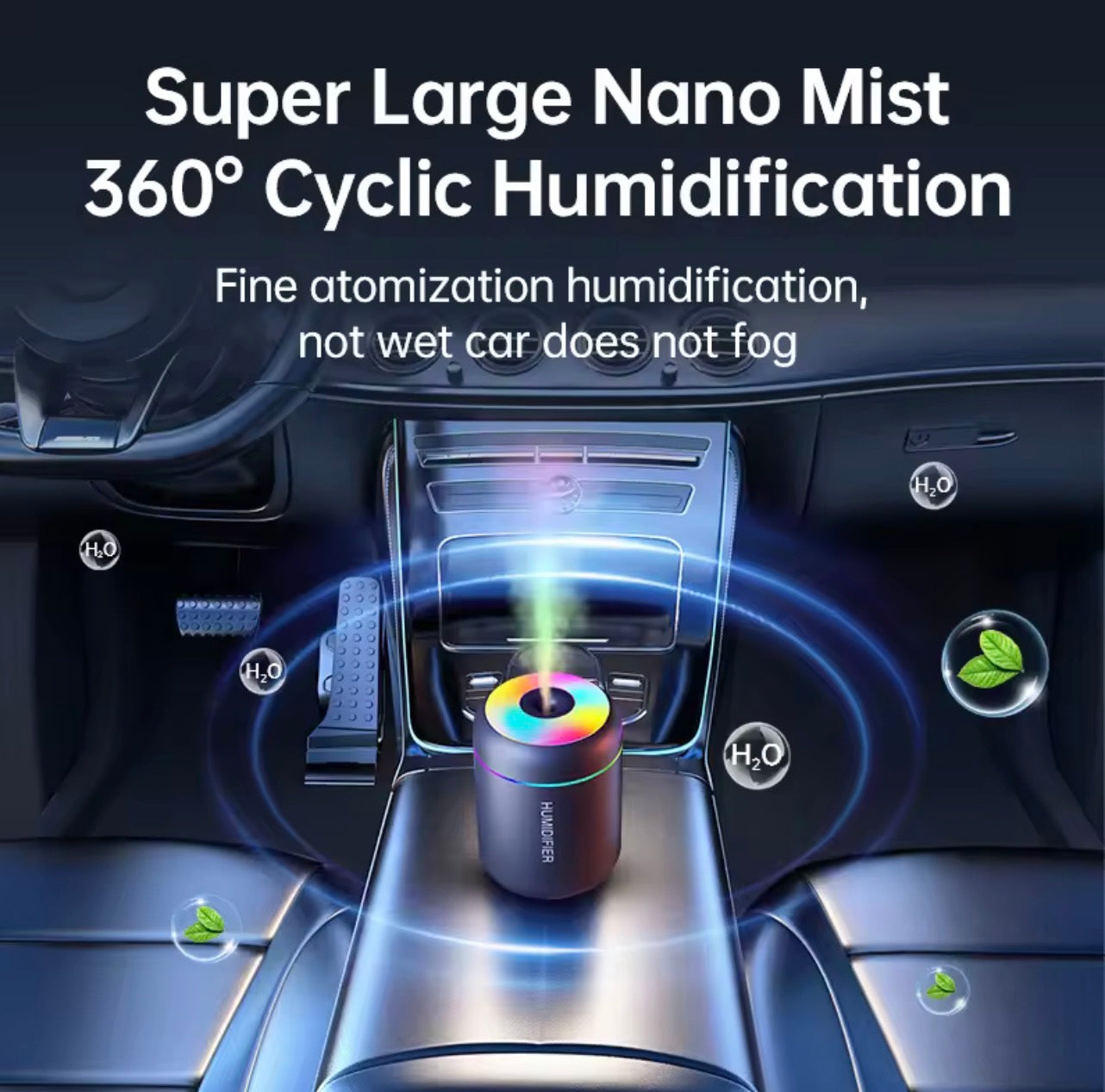 LumiMist™ Mini Air Humidifier & Aroma Diffuser