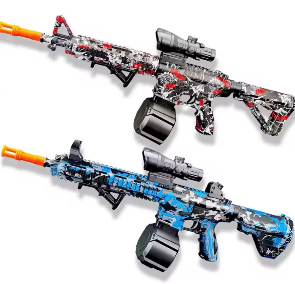 M416 Electric Gel Ball Blaster Toy – Automatic Water Bead Launcher for Outdoor Play