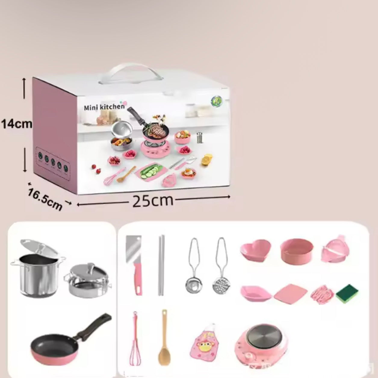 Kids Real Cooking Set with Electric Hot Plate – 22PCS Junior Chef Kit