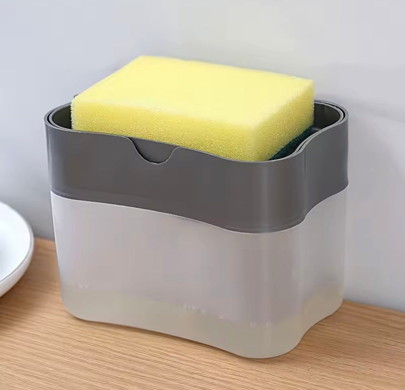 CleanPress™ 2-in-1 Soap Pump & Sponge Dispenser