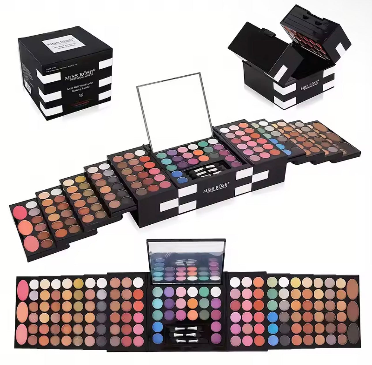 GlamVault™ 142-Color Ultimate Makeup Artist Kit