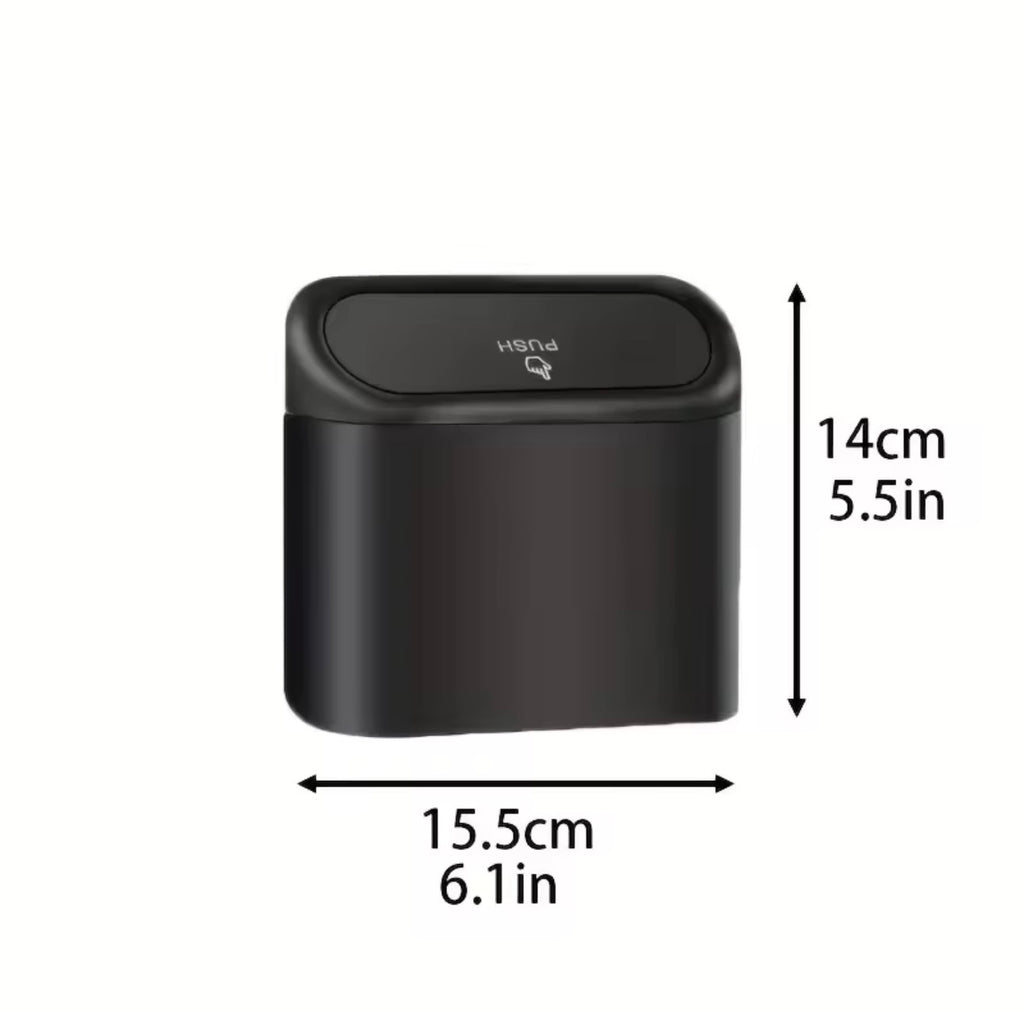 🚗 CleanRide™ Mini Car Trash Can With Lid