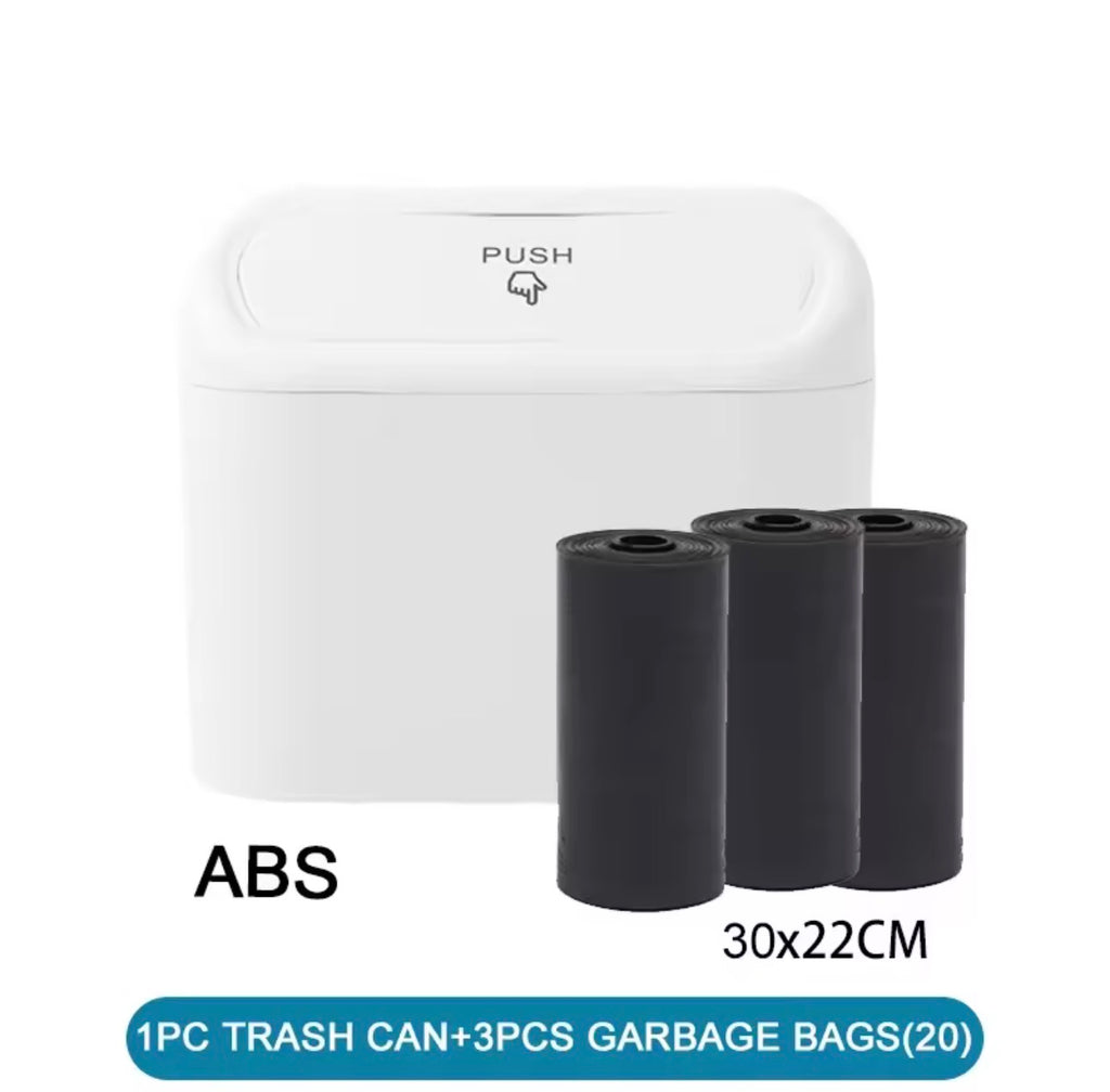 🚗 CleanRide™ Mini Car Trash Can With Lid