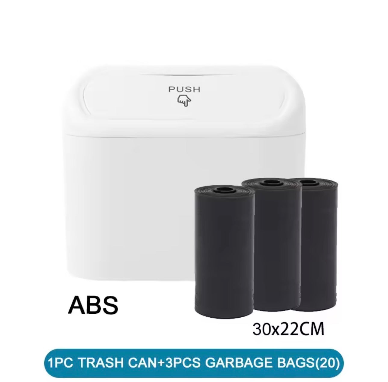 🚗 CleanRide™ Mini Car Trash Can With Lid