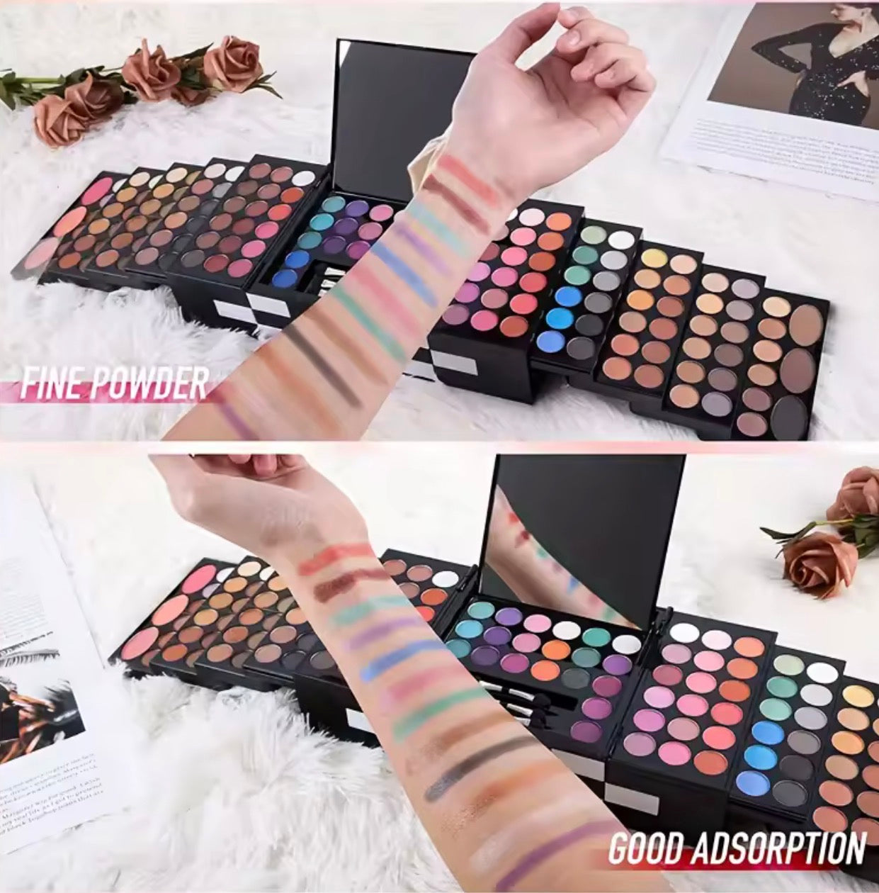GlamVault™ 142-Color Ultimate Makeup Artist Kit
