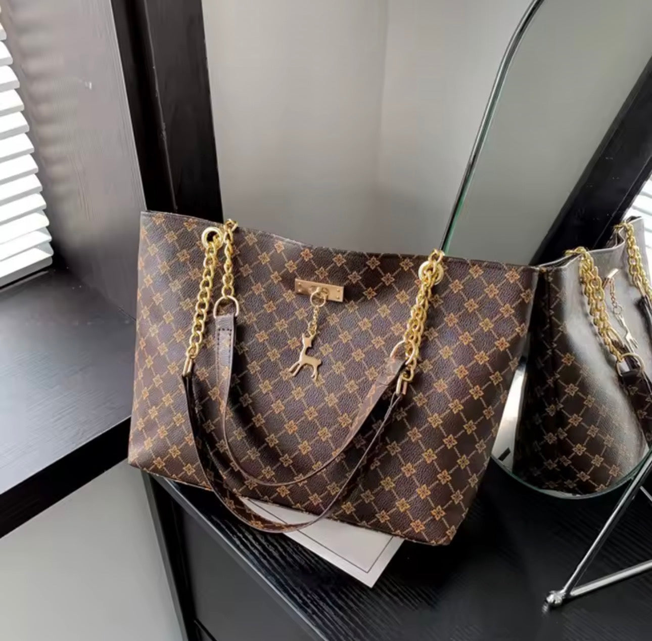LuxeCarry™ Soft Leather Large Capacity Tote Bag