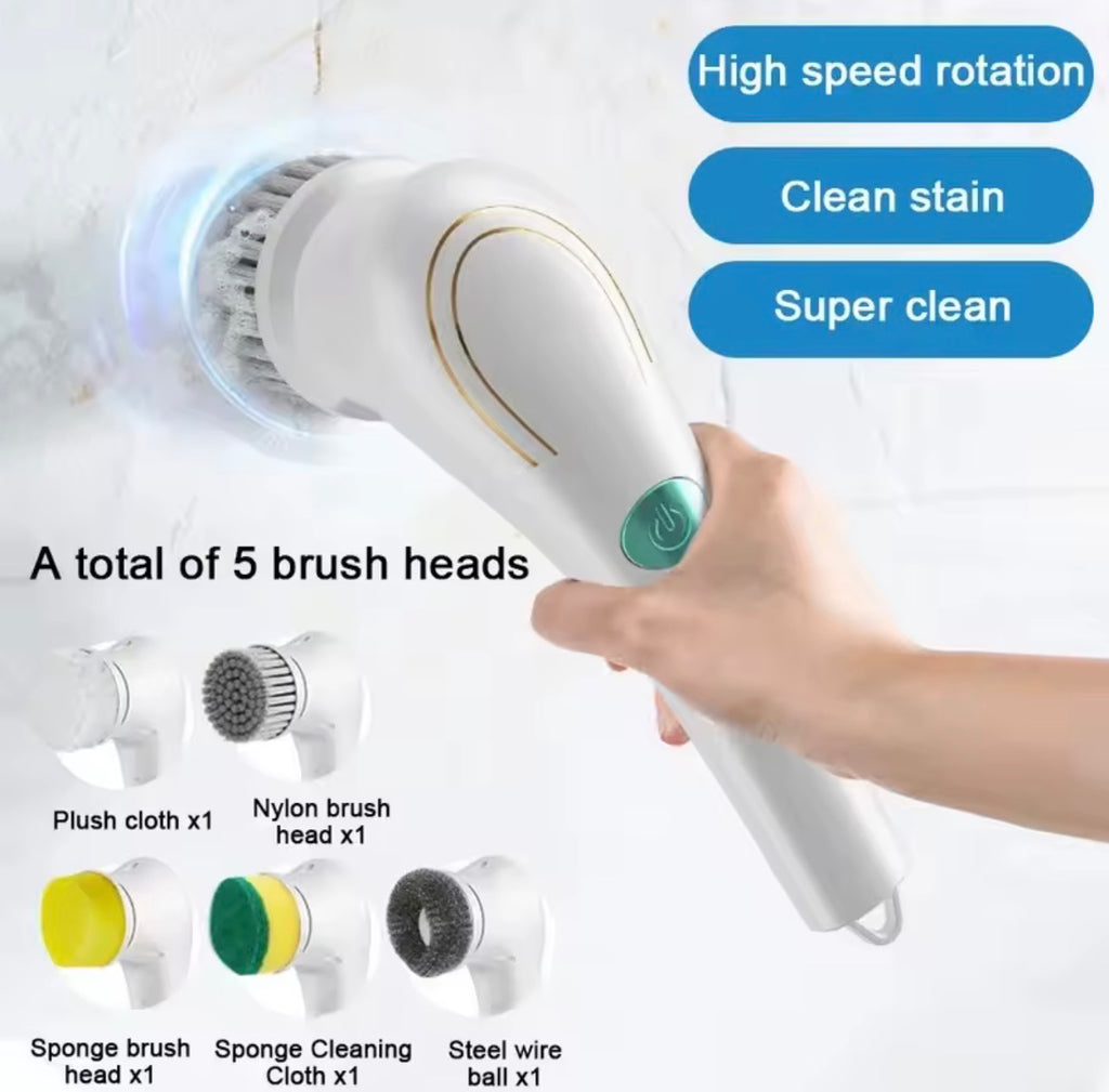 5-in-1 Power Scrubber™ Electric Cleaning Brush