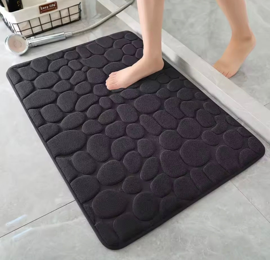 SafeStep™ 3D Non-Slip Bathroom Mat – Absorbent, Quick-Drying, Machine Washable