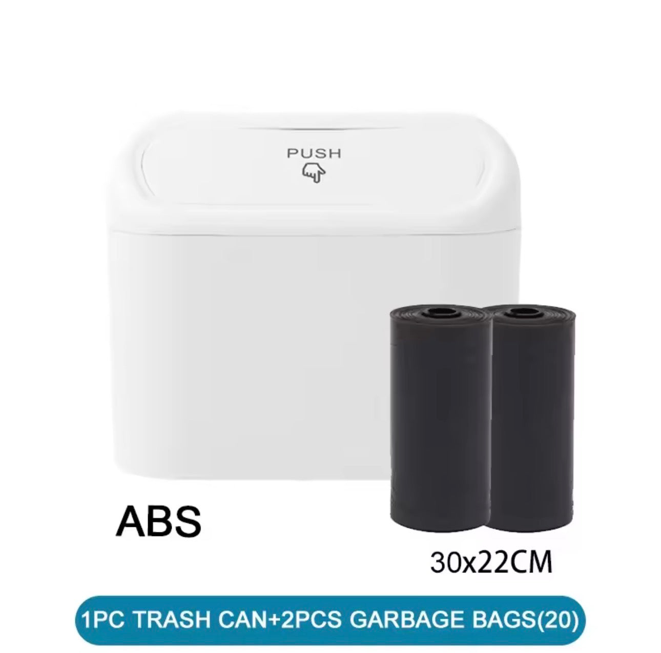 🚗 CleanRide™ Mini Car Trash Can With Lid