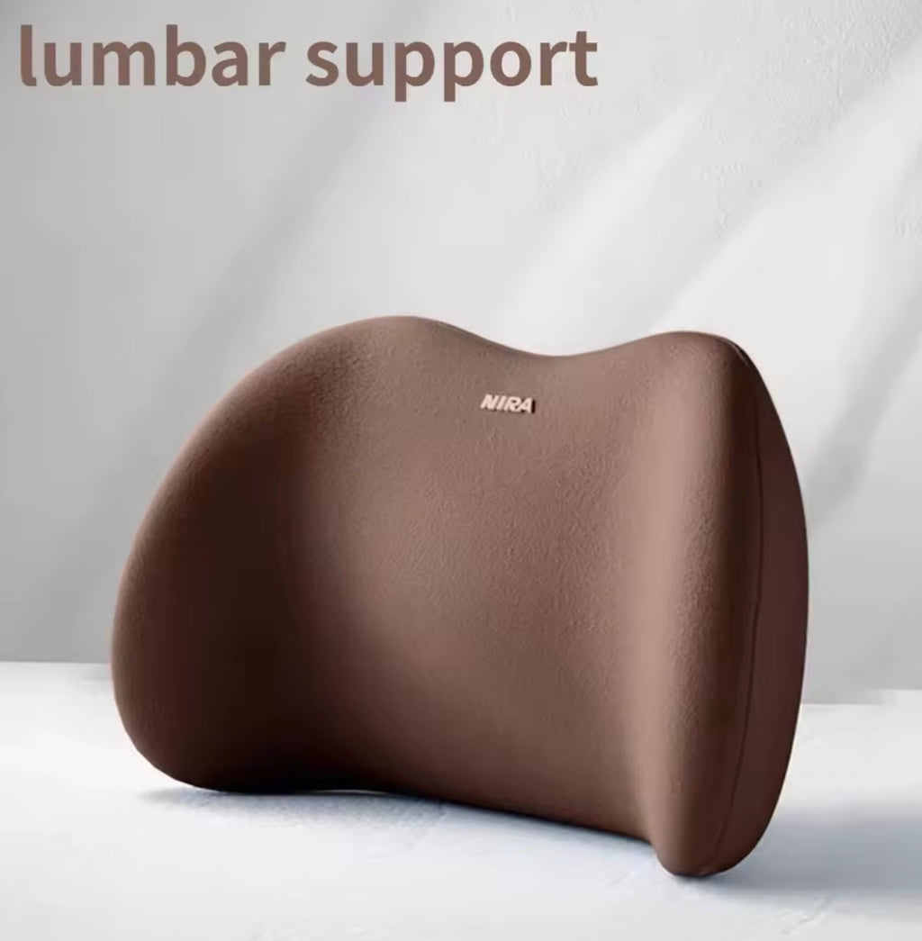 ErgoCloud™ Memory Foam Car Neck & Lumbar Support Set