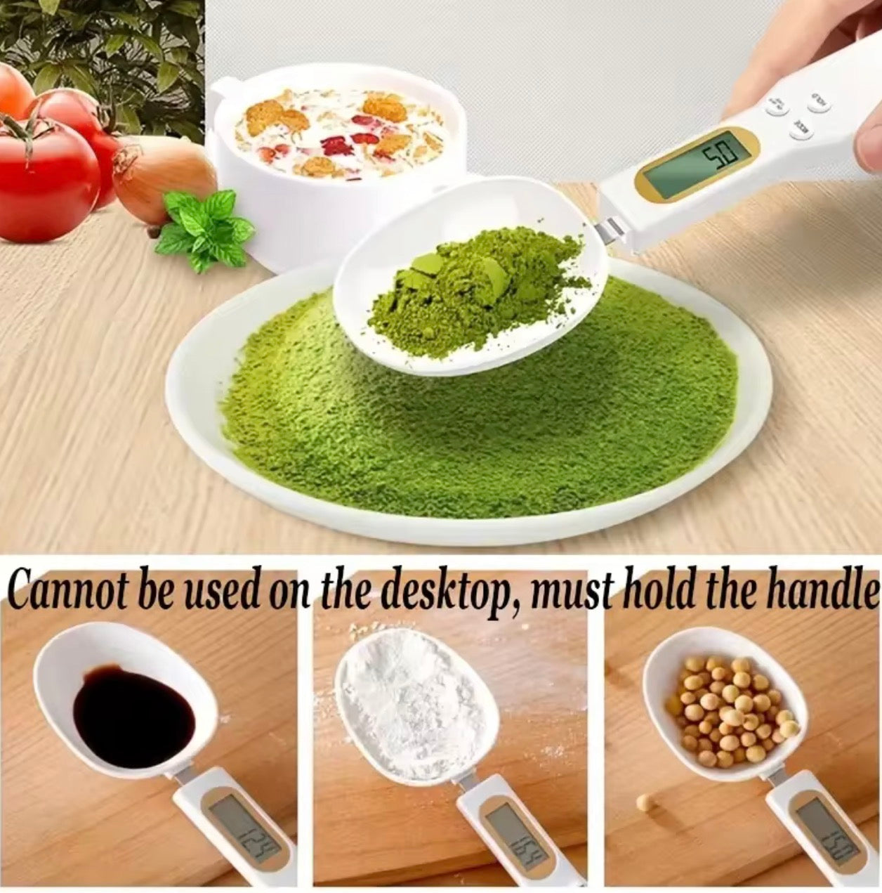 Mini Spoon Scale Digital Kitchen Scale – Precision LCD Food & Coffee Measure (0.1–500g)