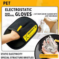 Electrostatic Pet Hair Remover Grooming Gloves – Reusable Deshedding Mitt for Cats & Dogs