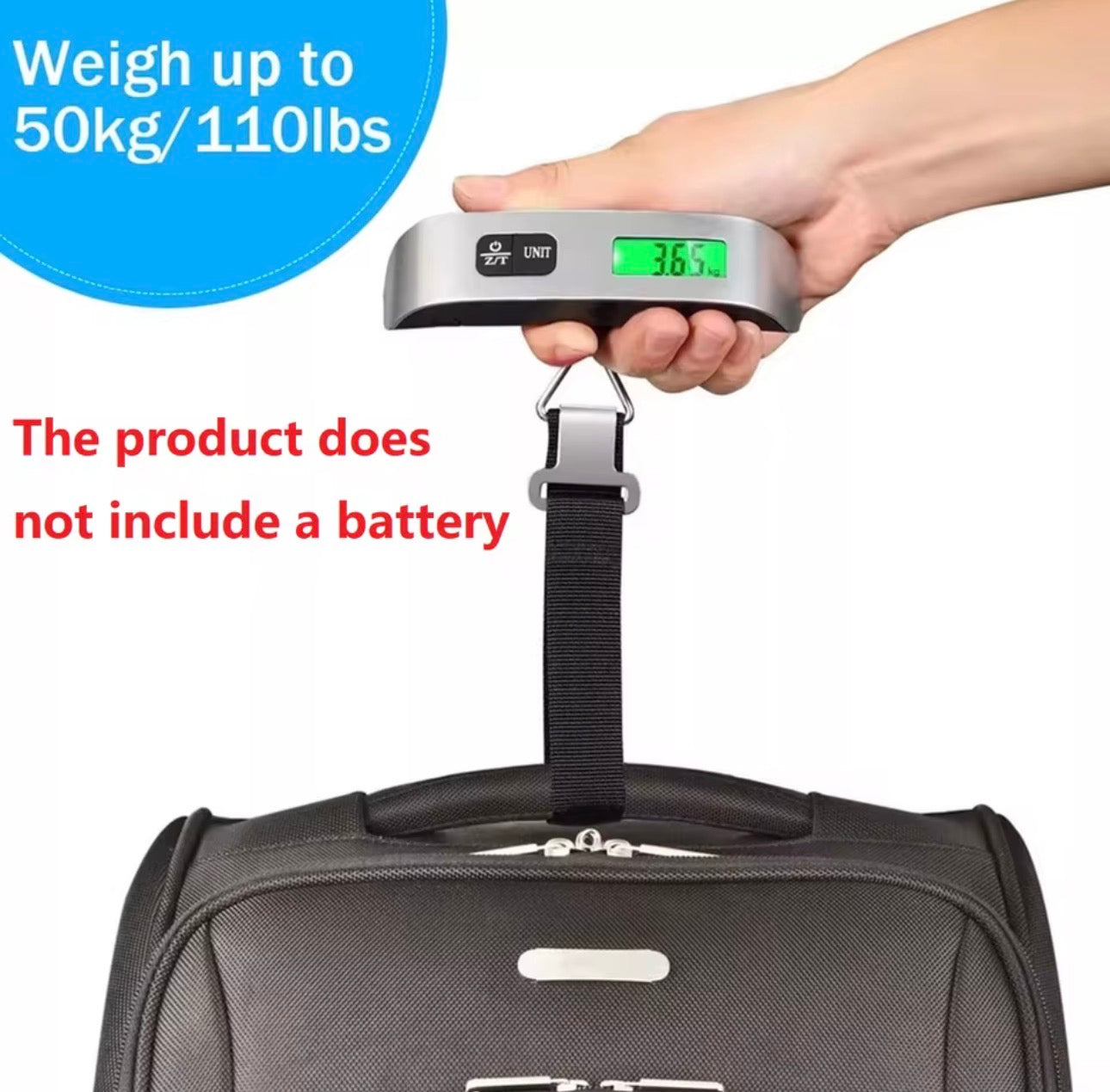 TravelWeigh™ Digital Luggage Scale