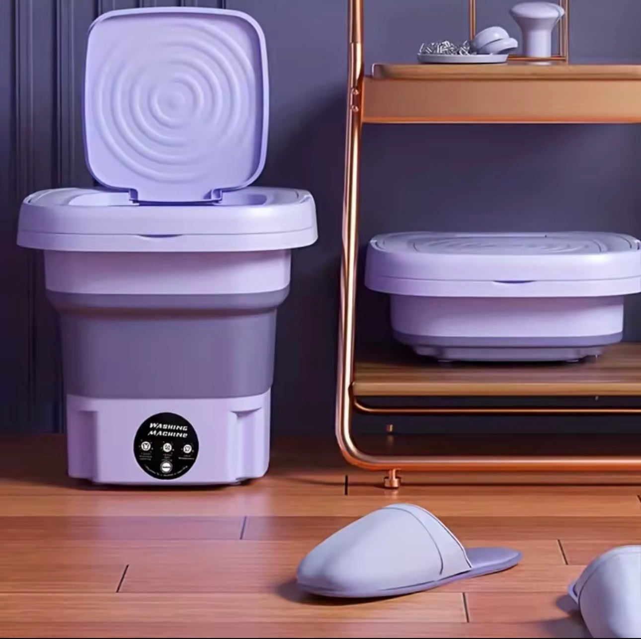 🧺 MiniWash Pro™ 8L Foldable Portable Washing Machine