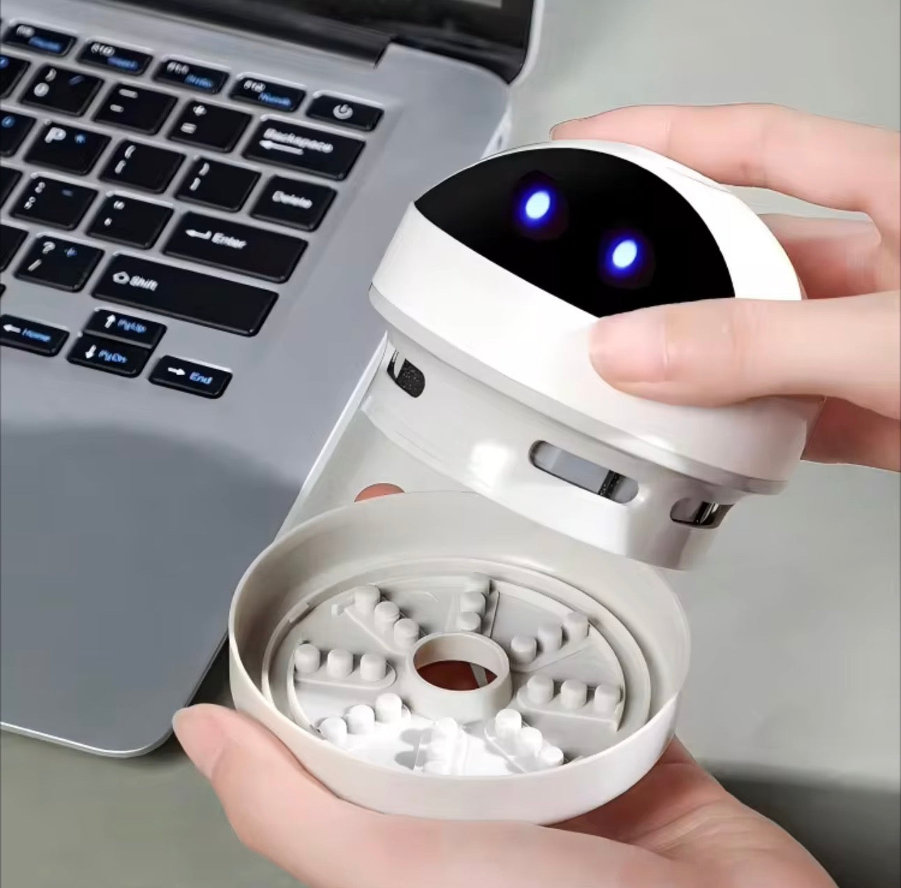 🧹 Mini Desk Dust Vacuum — USB Rechargeable Table Cleaner