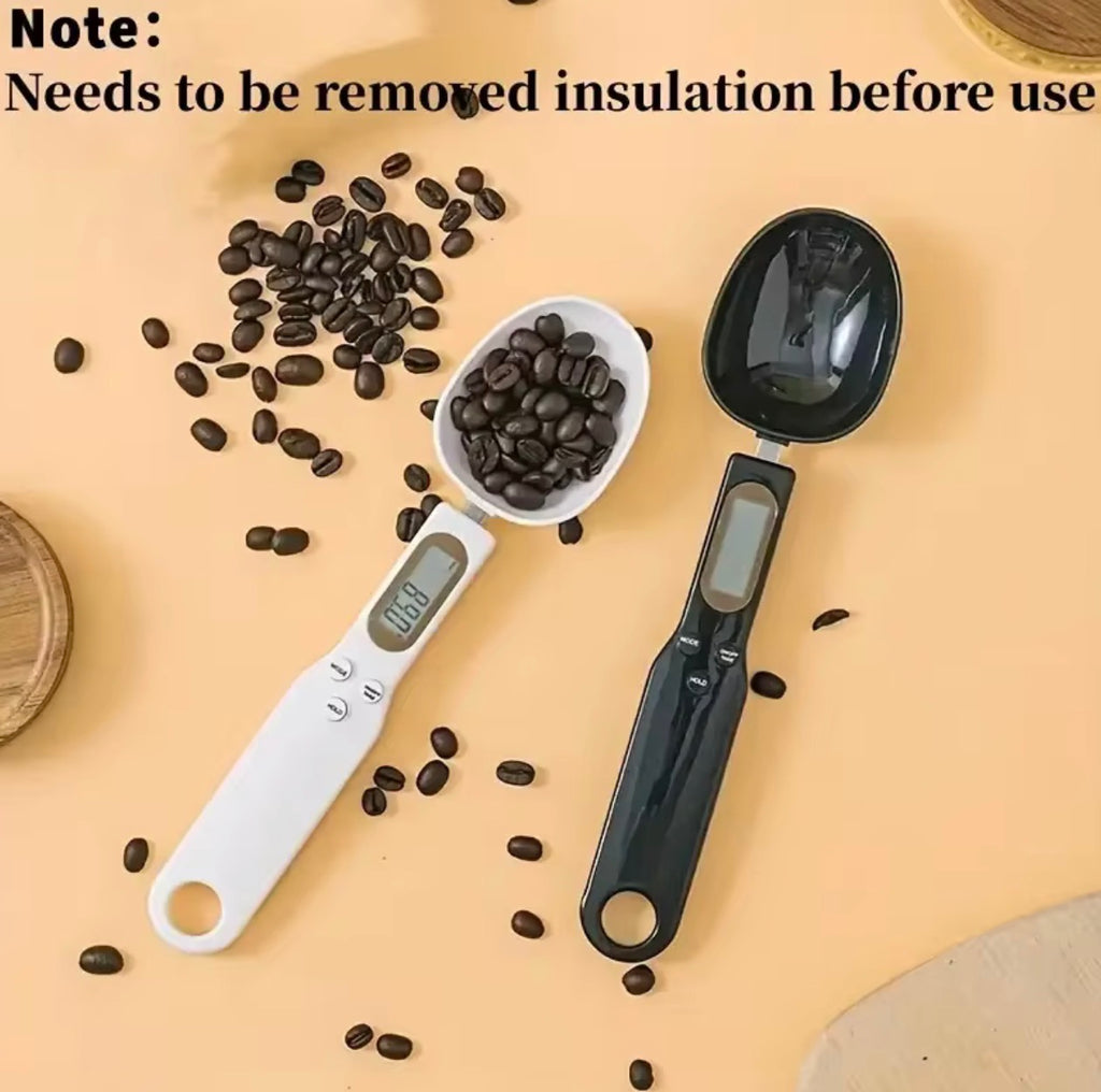 Mini Spoon Scale Digital Kitchen Scale – Precision LCD Food & Coffee Measure (0.1–500g)
