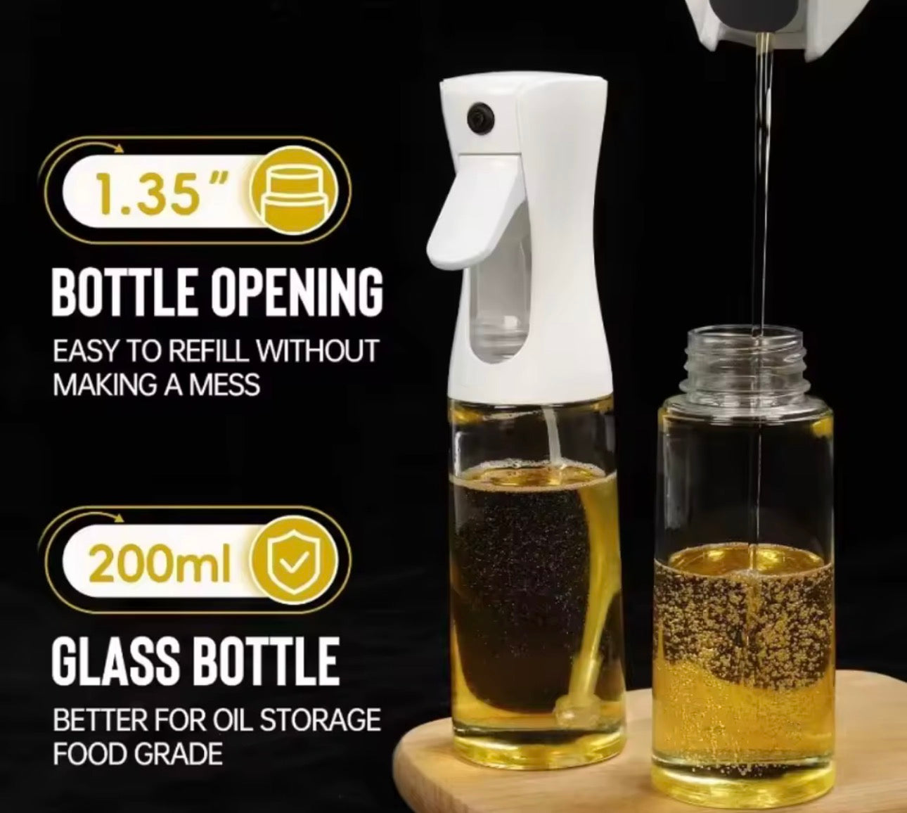 MistChef™ Olive Oil Spray Bottle