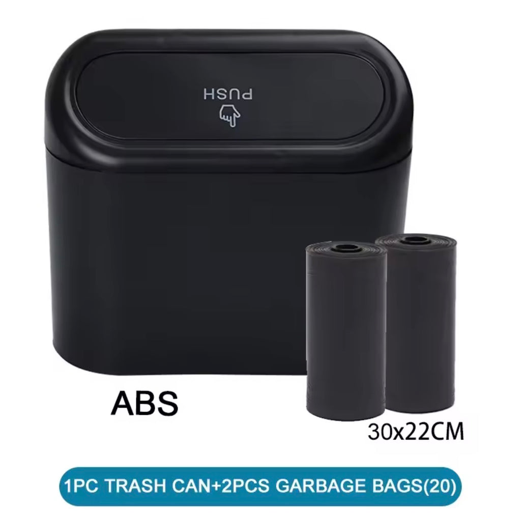 🚗 CleanRide™ Mini Car Trash Can With Lid