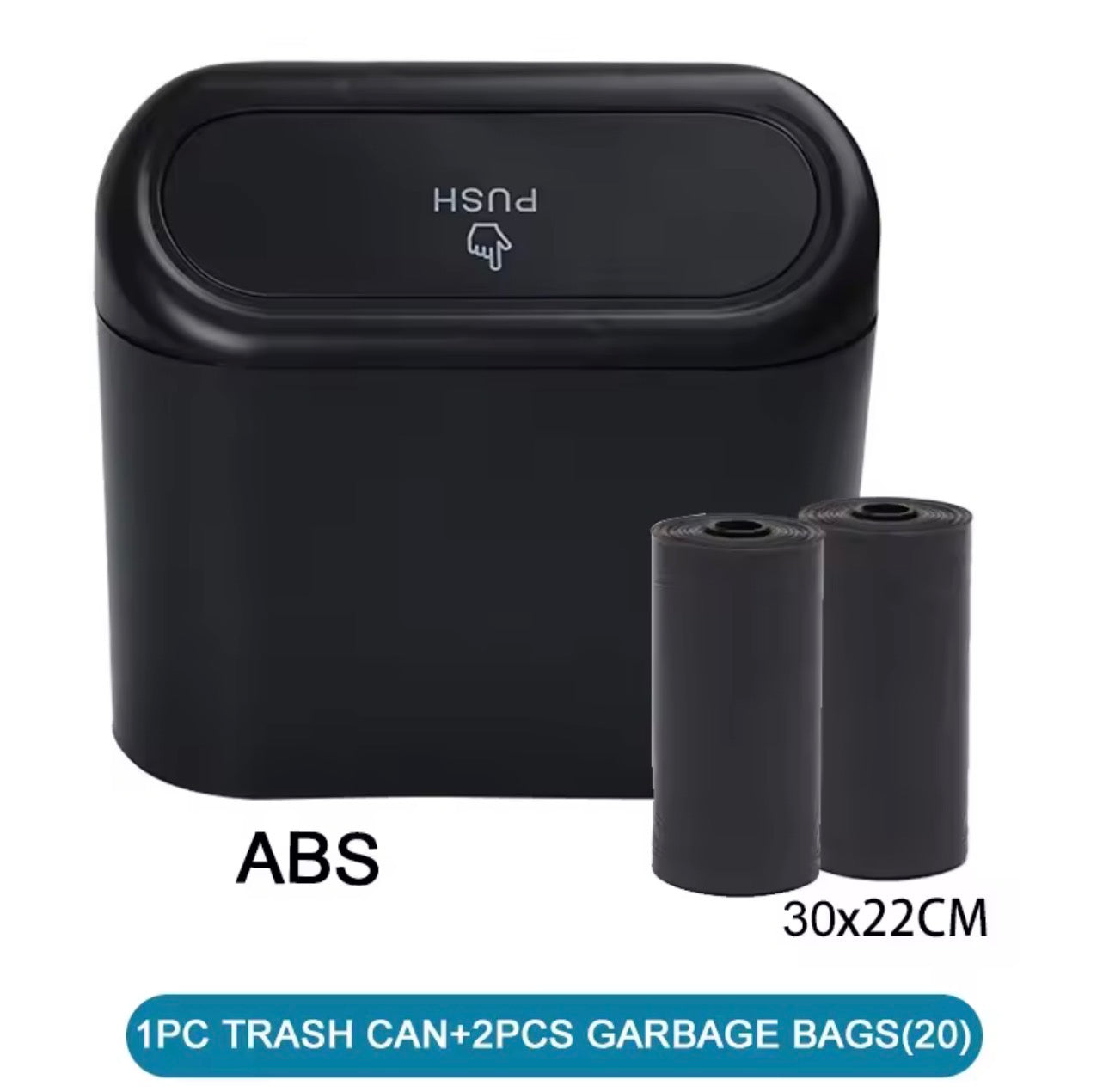 🚗 CleanRide™ Mini Car Trash Can With Lid